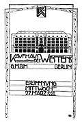 Zeitungsanzeige zur Eröffnung des KaDeWe am 27. März 1907