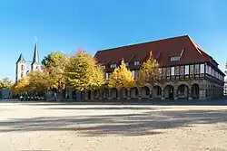 Seitenblick Dompropstei Halberstadt.