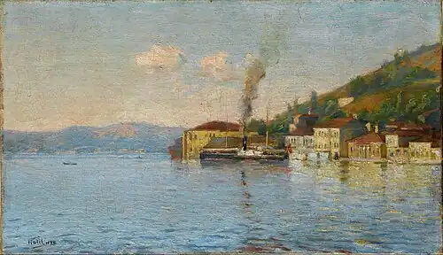 Çengelköy – Eiserner Steg am Bosporus (1890)