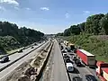 Bauarbeiten A 7 (Straßenbrücke Kielkamp/Lutherhöhe 2021)