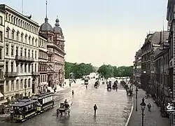 Dammtordamm mit Stephansplatz