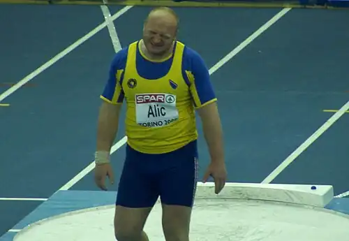Hamza Alić Rang zehn mit 19,70&nbsp;m