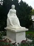 1914 – Denkmal für die tschechische Schauspielerin Hana Kvapilová (1860–1907), Kinského zahrada, Prag