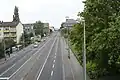Blick von Cassellastraße Richtung Mainkur
