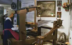 Handwebstuhl im Laborantenhaus