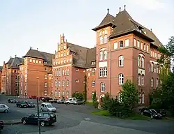 Teilansicht vom Innenbereich der früheren Kaserne