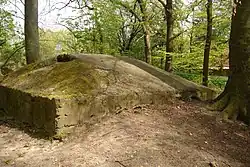 Der Kommandantenbunker außerhalb des Geländes