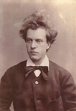 Foto von Hans Rott 1883