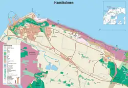 Karte des Kalkbergs „Hanstholmen“ (2005)