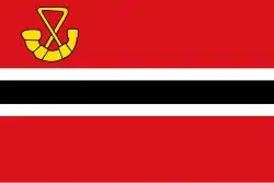 Flagge des Ortes Hurdegaryp
