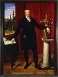 Karl August Fürst von Hardenberg, Gemälde von Friedrich Wilhelm von Schadow, vor 1812.