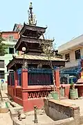 Harisiddhi-Tempel beim Tempelplatz