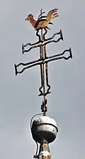 Wetterhahn auf dem Dachreiter