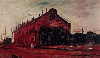 Roter Eisenbahnschuppen, 1928[1]