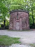 Stumpf des Hasenbergturms.