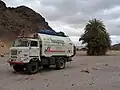 LAK-II-Wohnkabine auf einem IFA-W50-Expeditionsfahrzeug, 2003 in Algerien