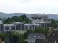 Blick auf die Klinik von der Burg Blankenstein