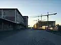 Empfangsgebäude und GfK-Areal (2018)