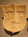 Schild mit Wappen derer von Hardenrath