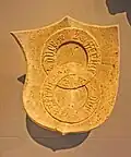 Wahrscheinlich waren verschlungene Kreise das Zeichen der Familie Sloesgin