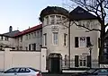 Turmanbau der Ritterstraße Nr. 2, Ansicht an der Reuterkaserne