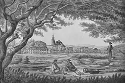 Aquarell von Georg Melchior Kraus