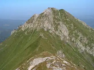 Der Havran, vom Nachbarberg Ždiarska vidla aus gesehen