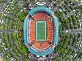 Satellitenbild des Stadions in Footballkonfiguration (März 2024)