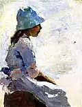 Young Girl with Hat (um 1900)