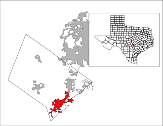 Lage in Texas