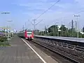 Bahnsteige während des Umbaus (Blick nach Osten)