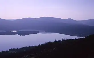 Heart Lake vom Mount Sheridan, 1965