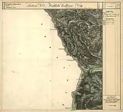 westlicher, steirischer Teil, ca.&nbsp;1835, Franziszeische Landesaufnahme