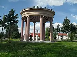 Hebetempel – Point de vue am Ende der barocken Sichtachse