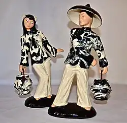 Chinesisches Bauernpaar.