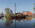 Das Fischerboot in Jachtwerf Piersma