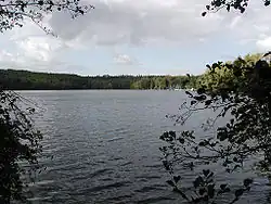 Blick von Süden zur Nordspitze, Segelverein rechts