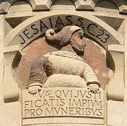 Jeseja, jüdischer Prophet am Käthchenhauserker
