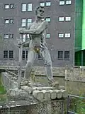 Flößer von 1930 auf der Bleichinsel