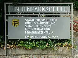 Hinweisschild