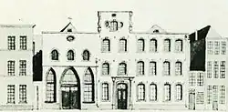 Hospital Hl. Geist (auch Heiliggeisthaus) Köln, Domhof vor 1840