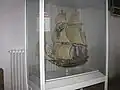 Votivschiff von 1617 in der Petrikirche (Landkirchen), Insel Fehmarn