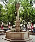 Gastgarten Brunnen 1584