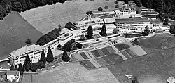 Luftbild der Bernischen Höhenklinik (1952)
