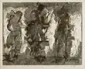 „Heimkehr“, Tusche, Sepia, 1986
