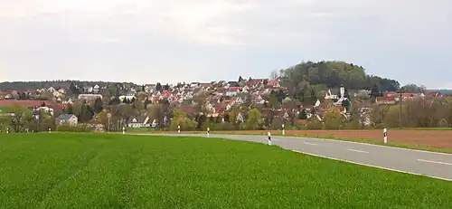Heinersreuth von Osten mit dem Bleyer