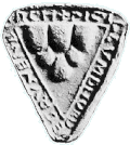 Heinrich II. der Ältere, Mitte des 13. Jahrhunderts: Schildsiegel, gestürzter Sechsberg[5]