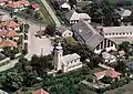 Blick auf die röm.-kath. Kirche Győzedelmes Szűz Mária
