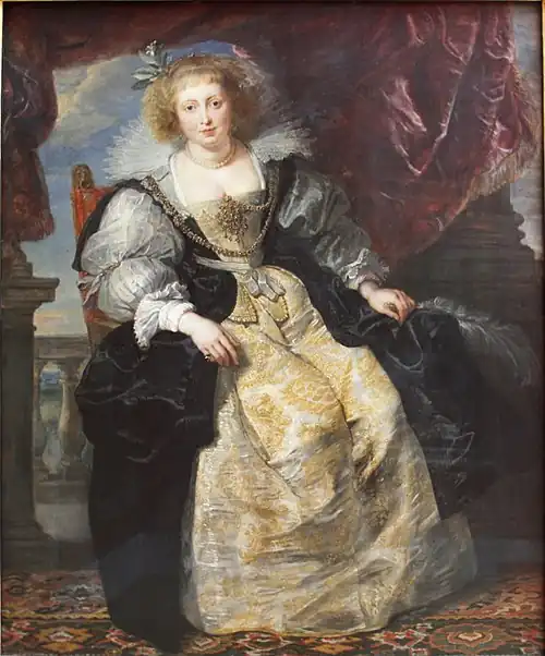 Hélène Fourment in ihrem Brautkleid (1630). Alte Pinakothek, München