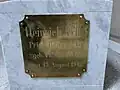Inschrift: Heinrich XVIII. Prinz Reuss j. L. geb. 14. Mai 1847 gest. 15. August 1911.